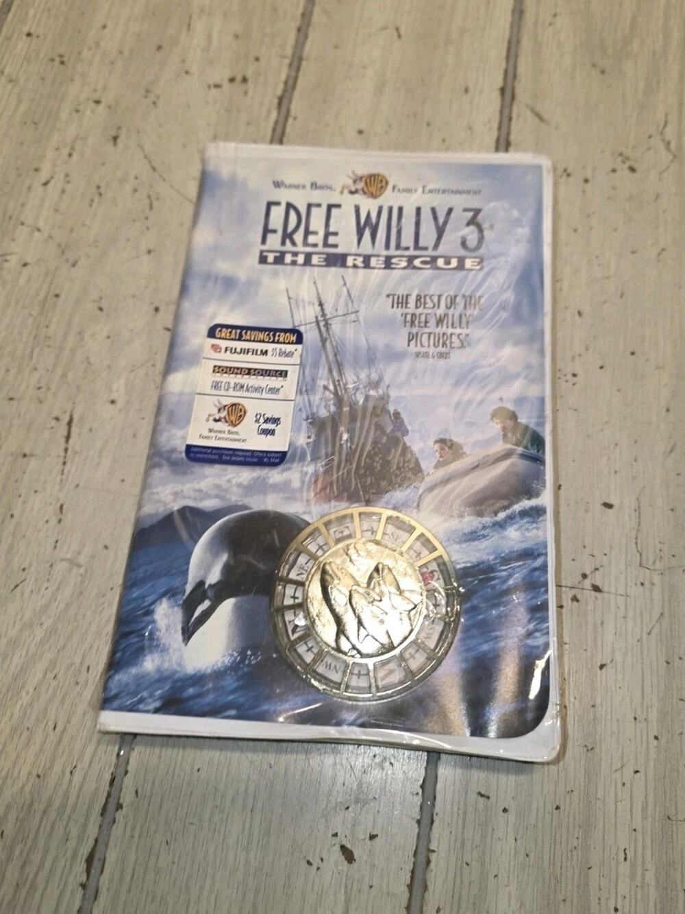 Free Willy 3: The Rescue VHS Brand Heartwarming Family Adventure NIP